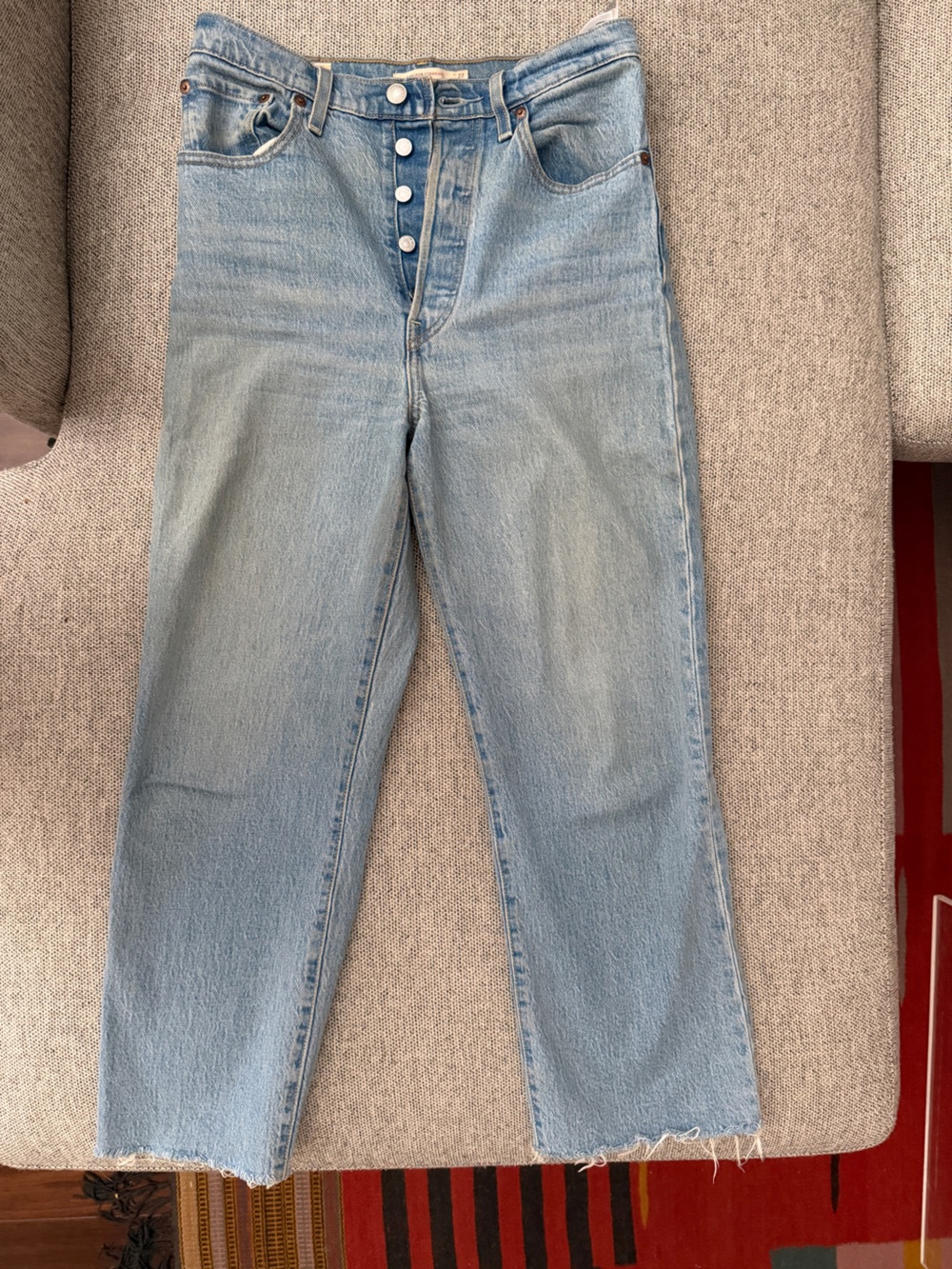 Levi’s ribcage straight leg jeans